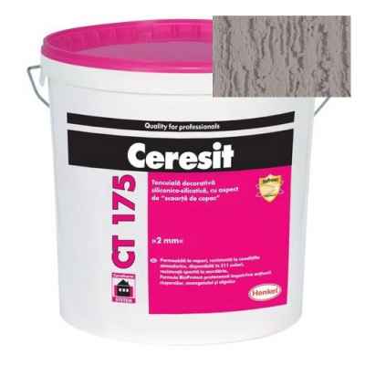 Штукатурка силикатно-силиконовая Ceresit СТ 175 короед 2мм (25кг)