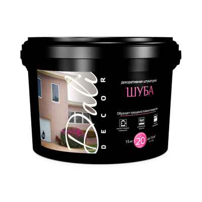 Декоративная штукатурка Dali-Decor ''Шуба'' L-W (15кг)