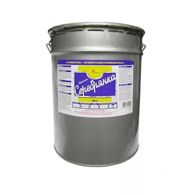 Краска алкидная Новбытхим БТ-177 серебрянка (20л)