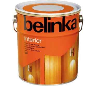 Деревозащитное покрытие на водной основе Belinka Interier №75 магически-черный 2,5 л