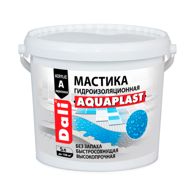 Мастика гидроизоляционная Аквапласт Dali (9л)