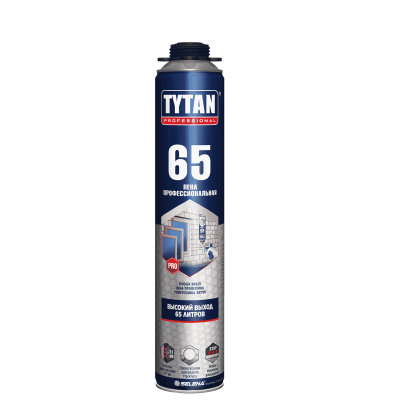 Пена монтажная Tytan Professional 65 профессиональная (0,75л)