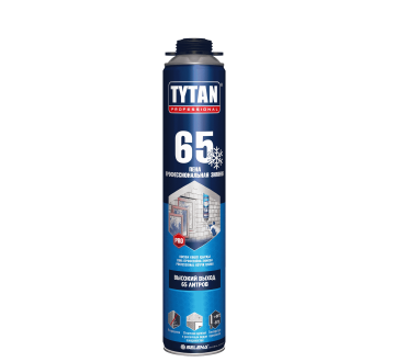 Пена монтажная Tytan Professional 65 профессиональная (0,75л) зимняя