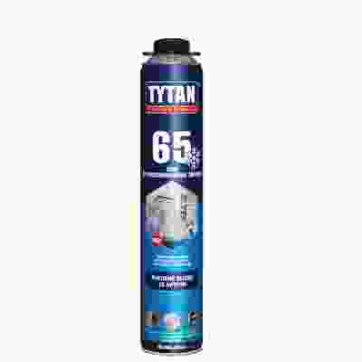 Пена монтажная Tytan 65 профессиональная ''О2''с увеличенным выходом  (0,75л) зимняя
