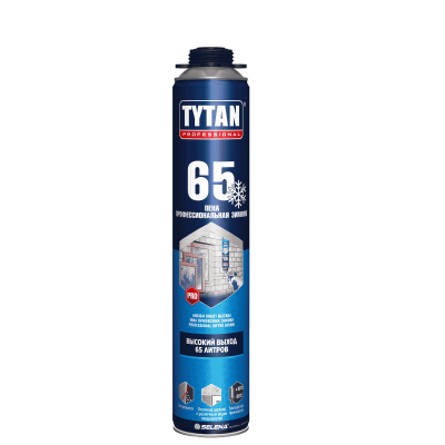 Пена монтажная Tytan Professional 65 профессиональная (0,75л) зимняя