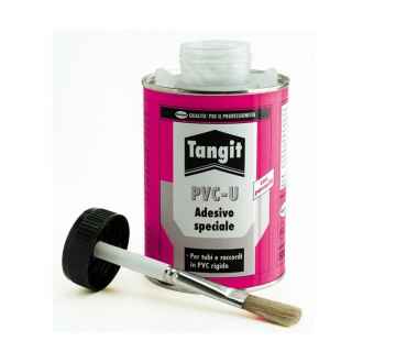 Клей для склеивания труб и фитингов из ПВХ Tangit PVC-U (500г) c кистью
