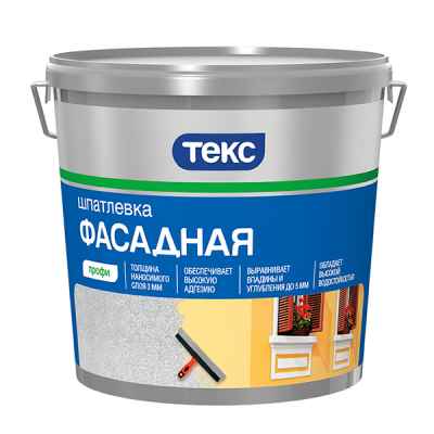 Шпатлевка фасадная Текс Профи (16кг)