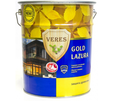 Veres Gold Lazura декоративно-защитная пропитка для древесины №1 бесцветный 10л