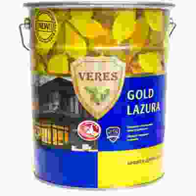 Veres Gold Lazura декоративно-защитная пропитка для древесины №7 махагон 10л
